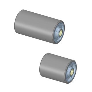 Rollen incl. rubber